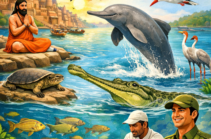  नमामि गंगे, गंगा में बसने वाले जीव संरक्षण का साझा अभियान : सी.आर.पाटिल