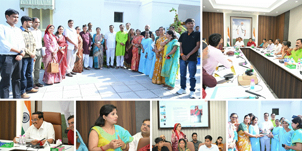 Union Jal Shakti Minister CR Paatil Hosts Water Warriors from Across India at His Residence